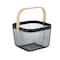 Simplify Storage Tote, 9-7/8 in L x 9-1/2 in W x 9-7/8 in H, Gray, Metal 30150-GREY - alternate 1